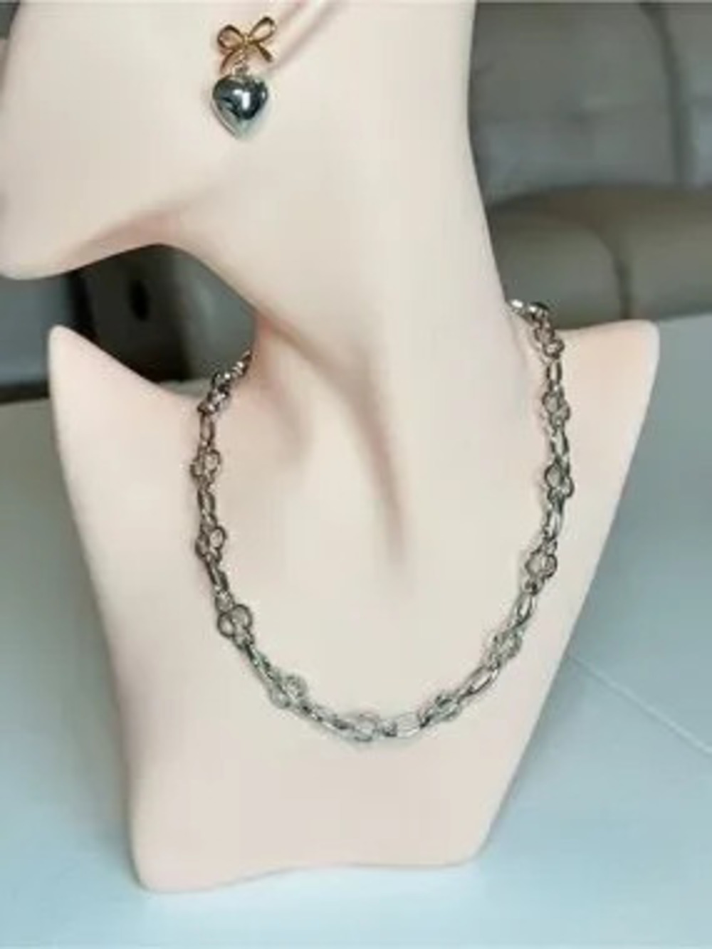 Silver Link Chain Necklace